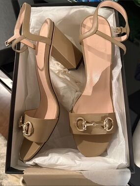 Women’s Camel beige Gucci heels